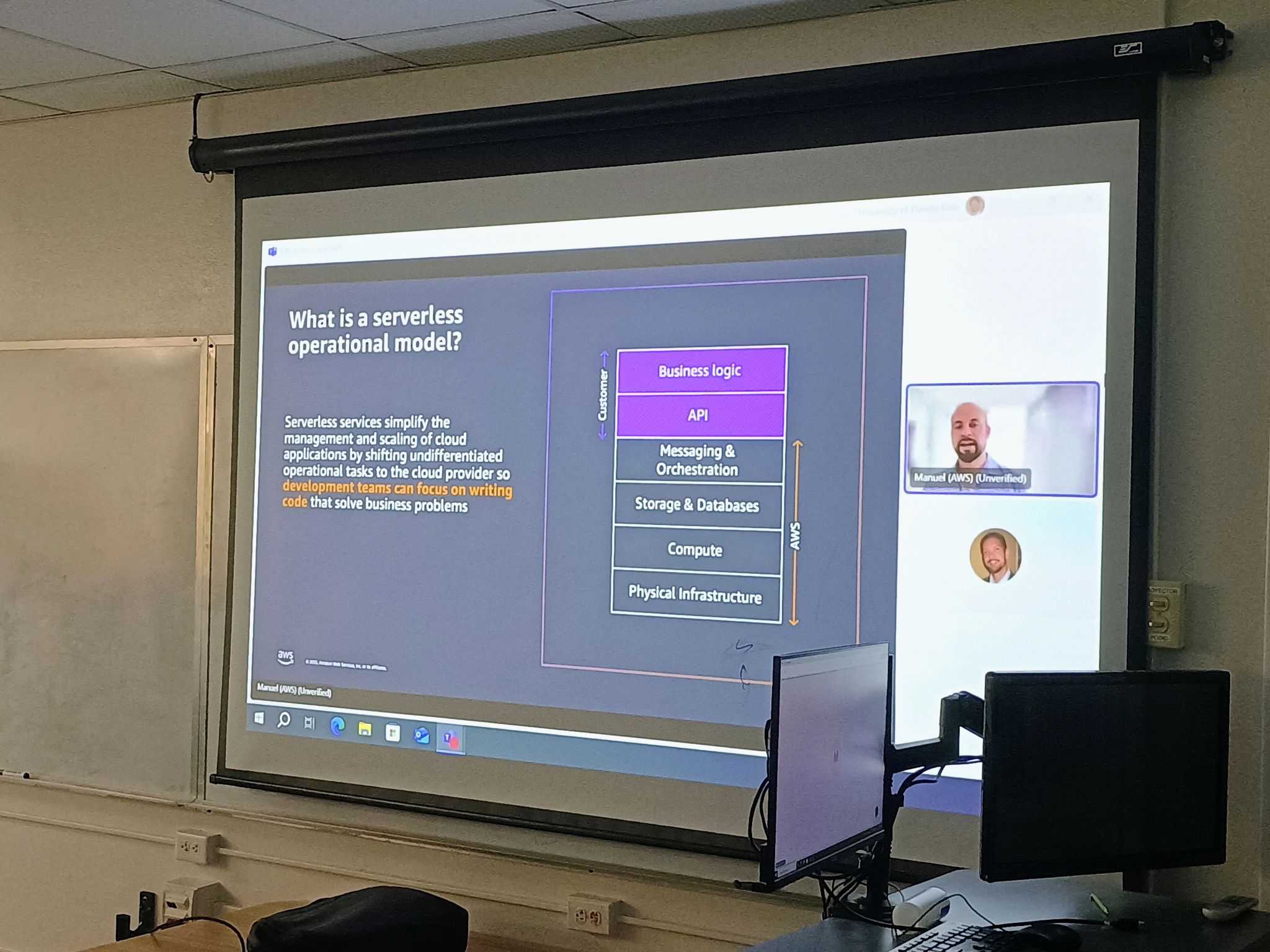 AWS Guest Lecture: Manuel Ortiz Bey